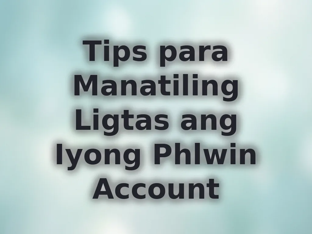 Security tips